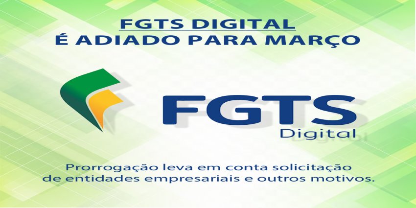 FGTS Digital é adiado para março 